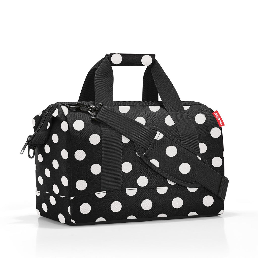 Bolso de viaje allrounder M - dots white