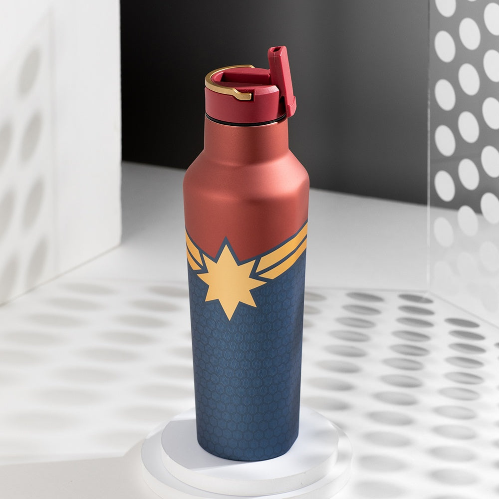 Botella de agua Térmica Sport Marvel 600ml Capitana Marvel