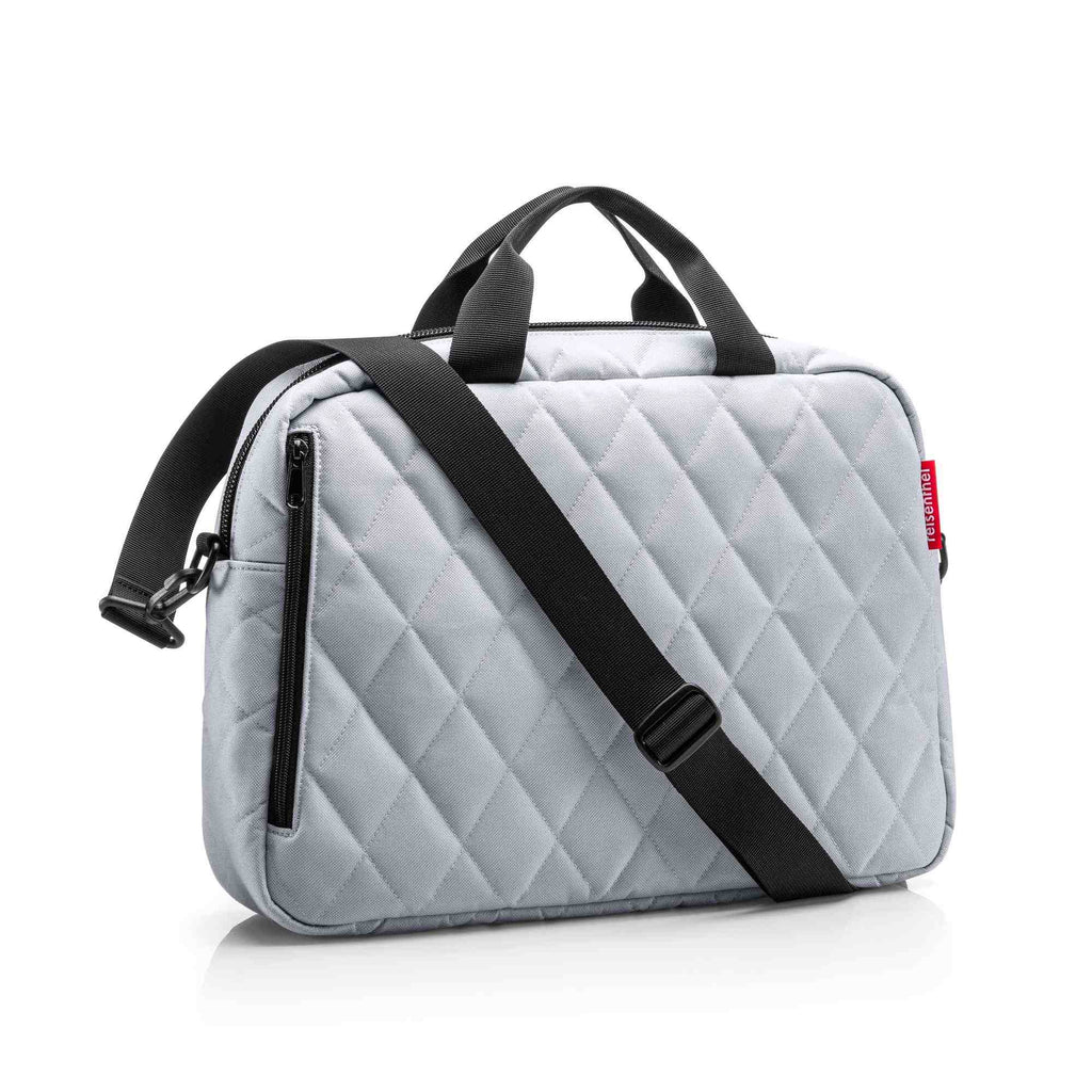 Bolso Computador - rhombus light grey