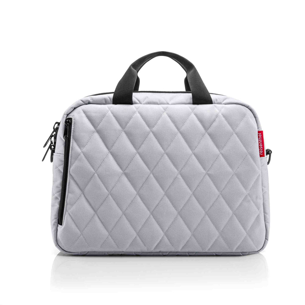 Bolso Computador - rhombus light grey