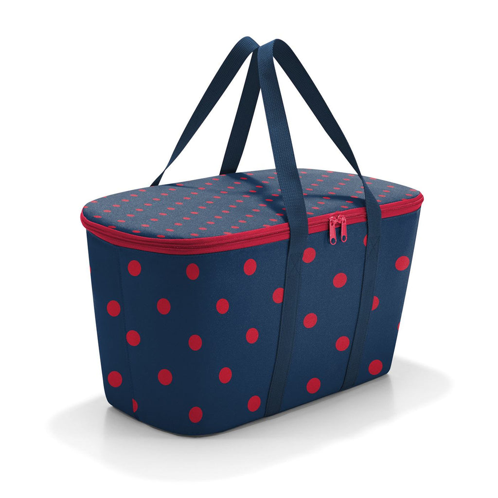 Bolso térmico plegable coolerbag - mixed dots red