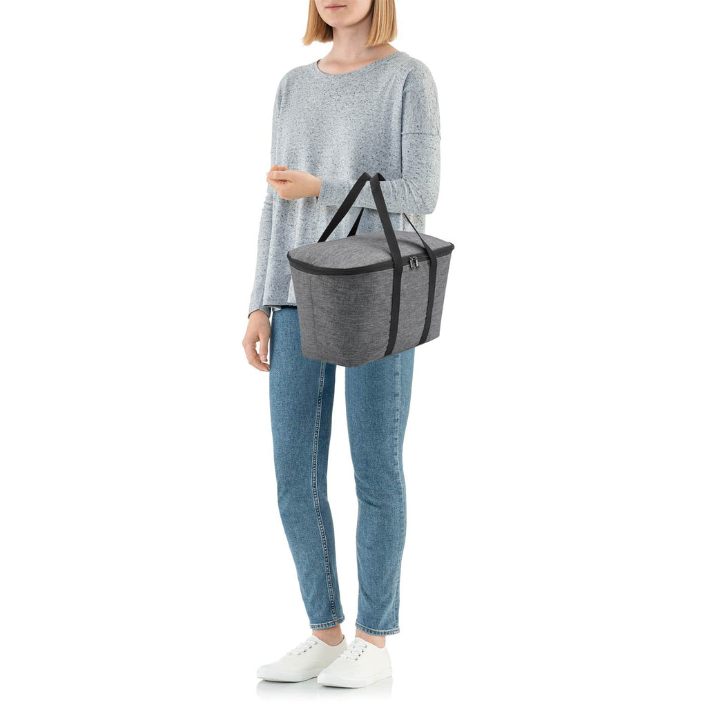 Bolso térmico plegable coolerbag - twist silver