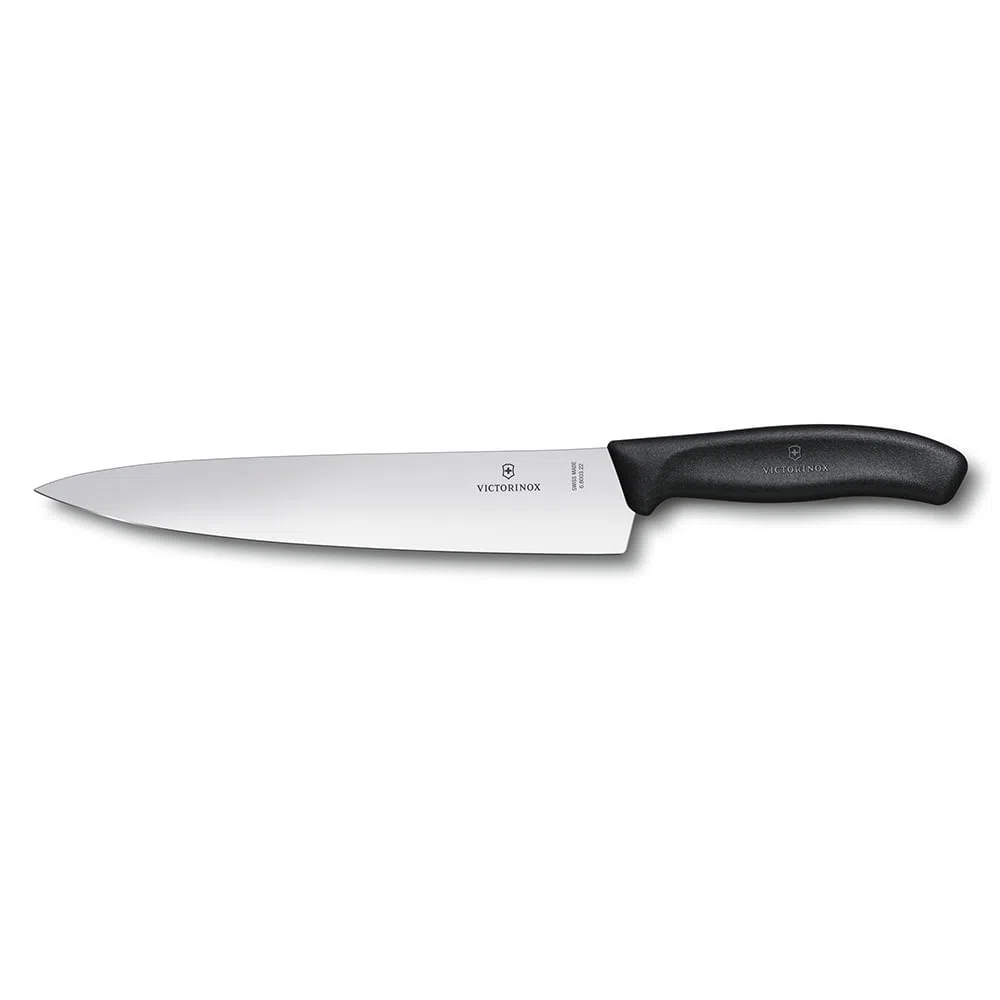 Cuchillo para trinchar SwissClassic negro - Hoja 22cm