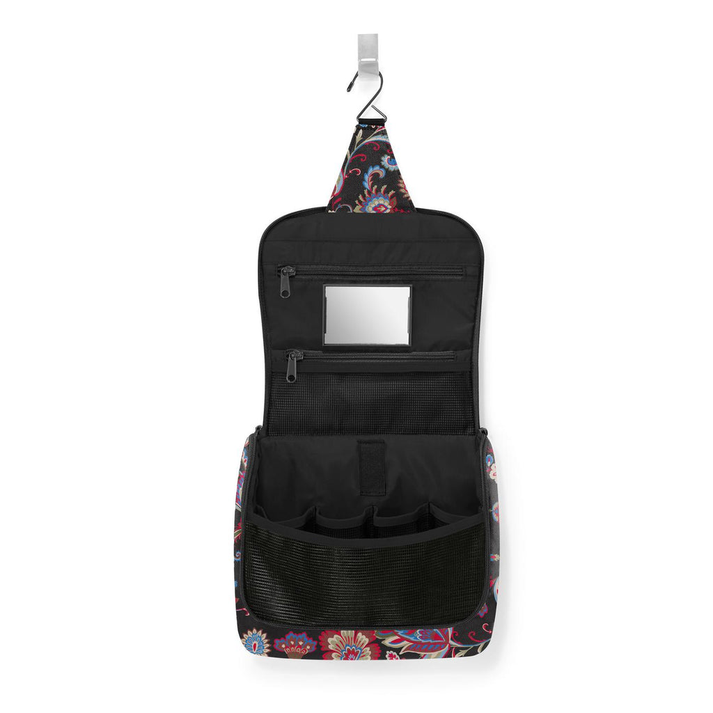 Neceser para colgar toiletbag - paisley black