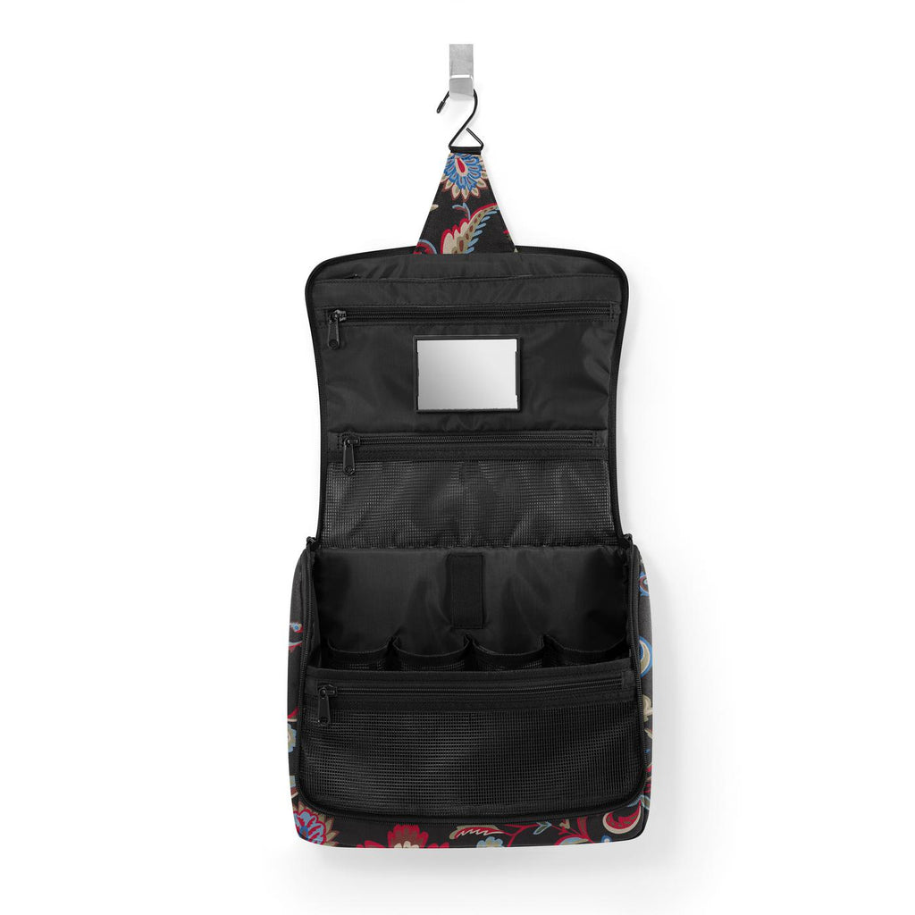 Neceser para colgar toiletbag XL - paisley black