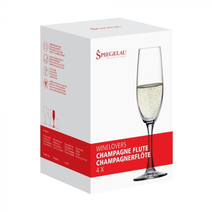 Set 4 Copas Winelovers Champagne