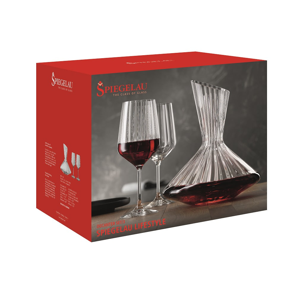 Set Lifestyle Decantador + 2 Copas Red Wine