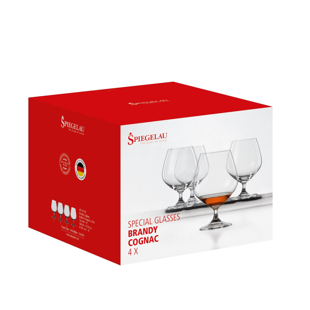 Set 4 Copas Brandy Cognac