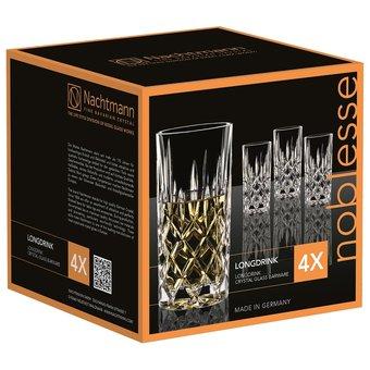 Set 4 Vasos Largos Noblesse