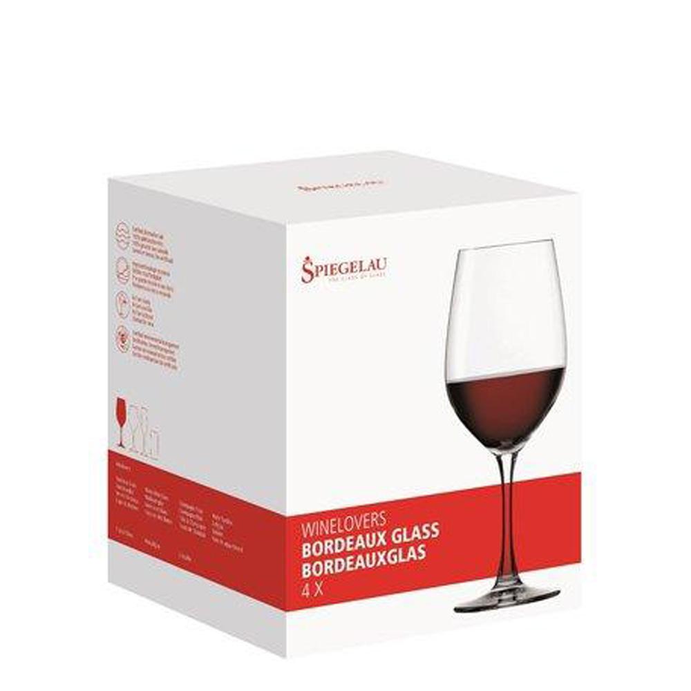 Set 4 Copas Winelovers Bordeaux