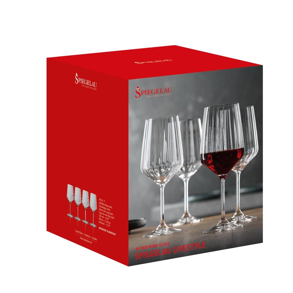 Set 4 Copas Lifestyle Vino Tinto