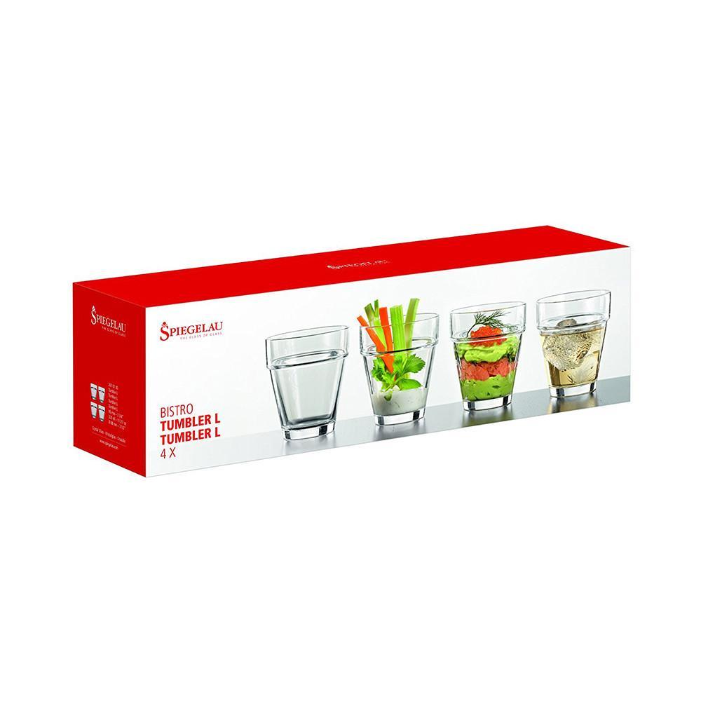 Set 4 Vasos Bistro Tumbler L