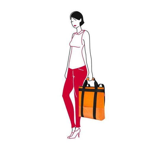 Mochila daypack canvas - orange