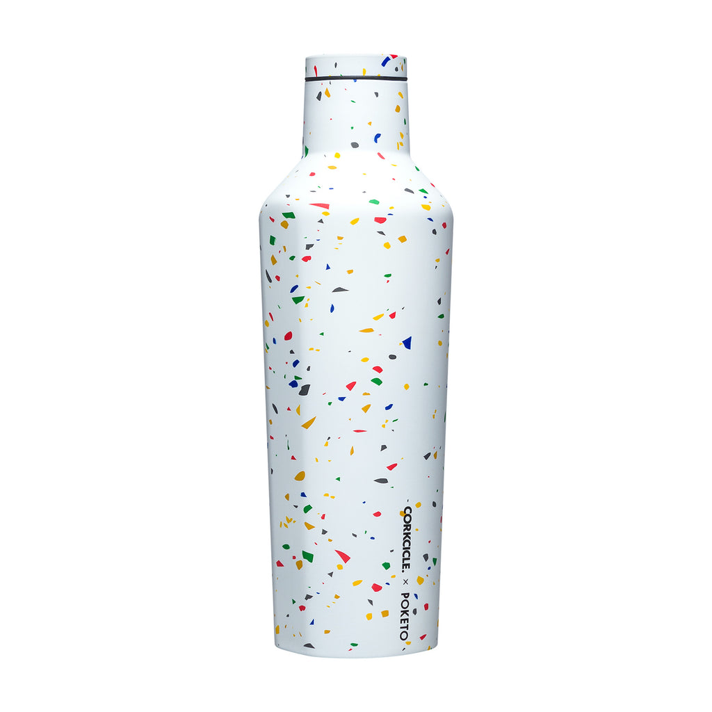 Botella de agua Térmica 475ml Poketo White Terrazzo