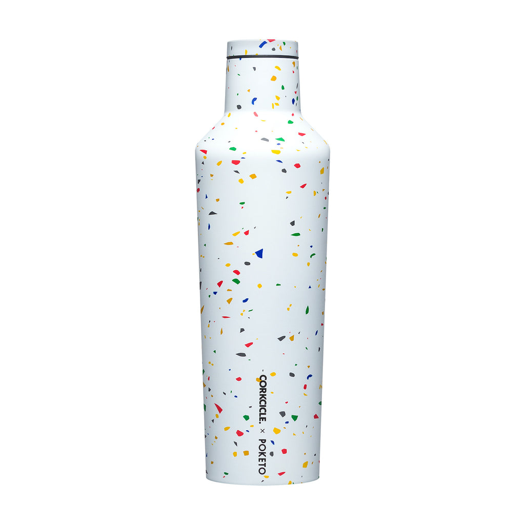 Botella de agua Térmica 475ml Poketo White Terrazzo