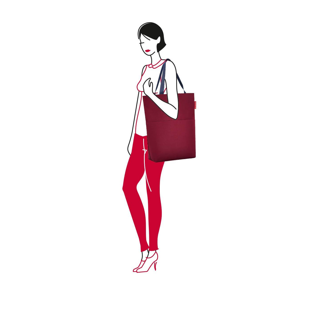 Bolso Urbano Cityshopper - dark ruby