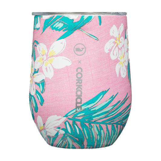Copa Térmica 355ml Vineyard Vines Pink Tropical Flowers