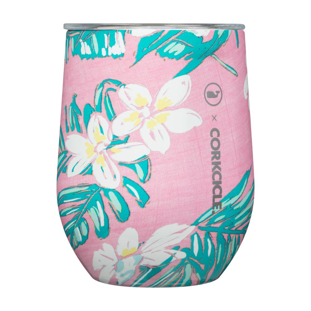 Copa Térmica 355ml Vineyard Vines Pink Tropical Flowers
