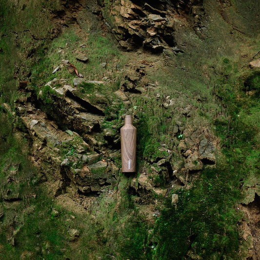 Botella de agua Térmica 750ml Walnut Wood