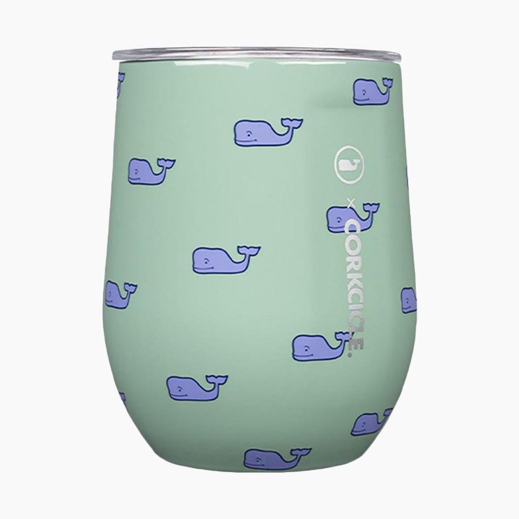 Copa Térmica 355ml Vineyard Vines Whales Repeat Capri Blue