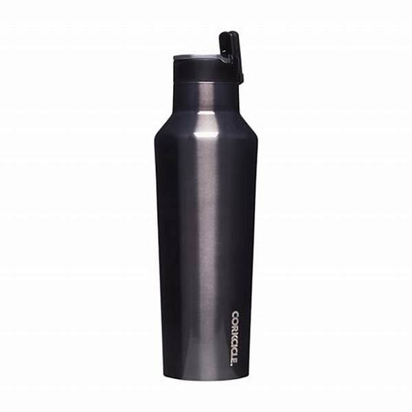 Botella de agua Térmica Sport 600ml Gunmetal