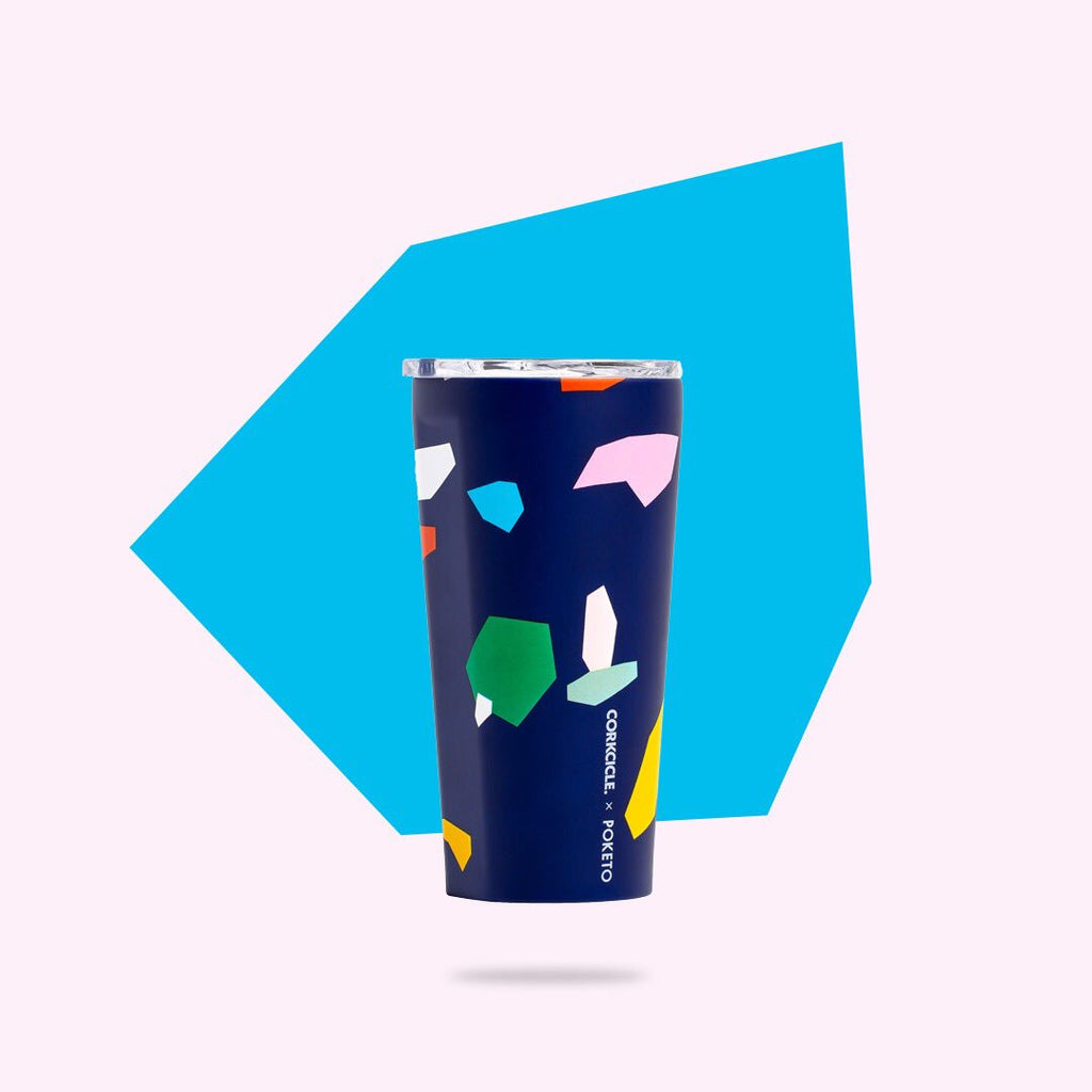 Vaso Térmico 475ml Custom Blue Confetti