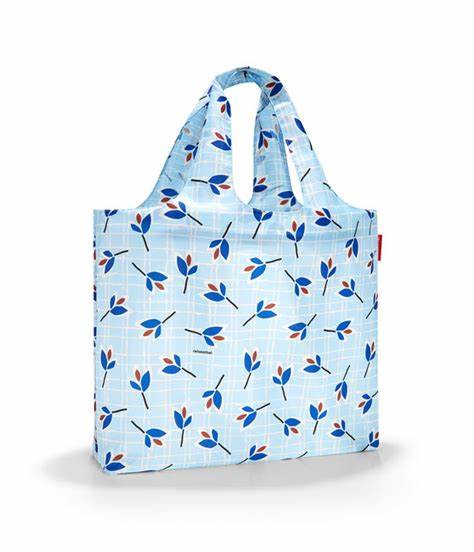 Bolsa de playa plegable - Leaves blue