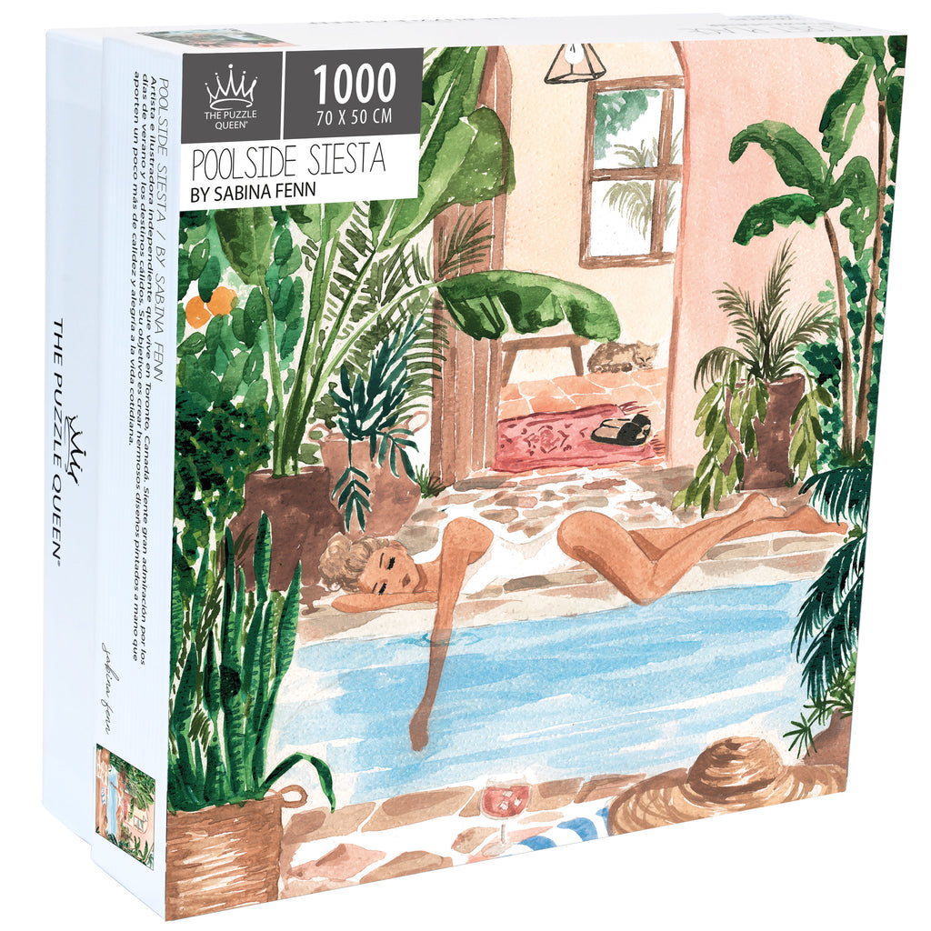 Puzzle Poolside Siesta 1.000 piezas