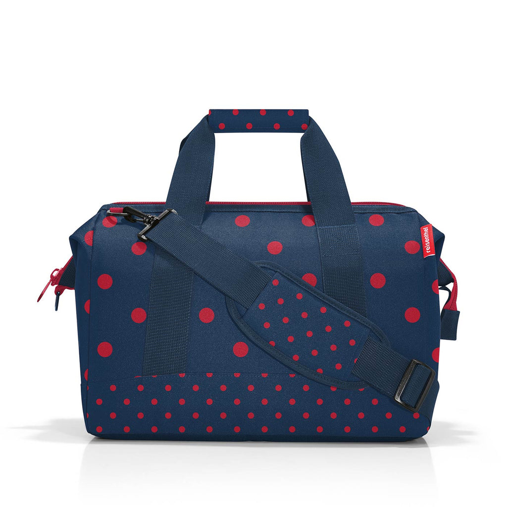 Bolso de viaje allrounder M - mixed dots red