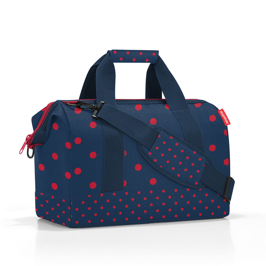 Bolso de viaje allrounder M - mixed dots red