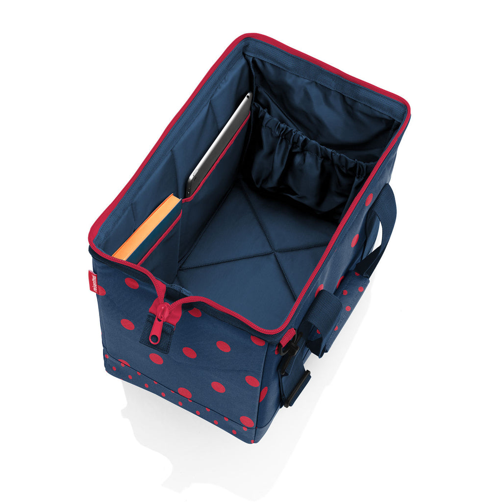 Bolso de viaje allrounder M - mixed dots red