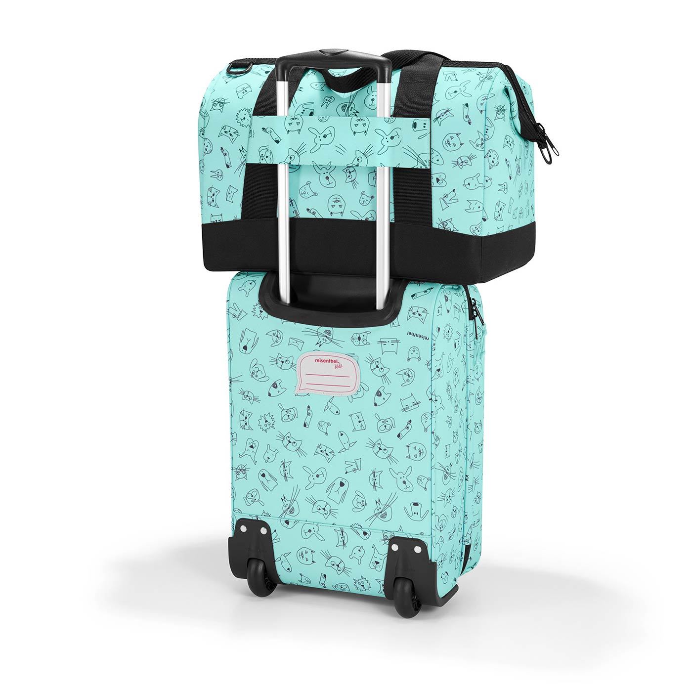 Bolso de viaje allrounder M - cats and dogs mint