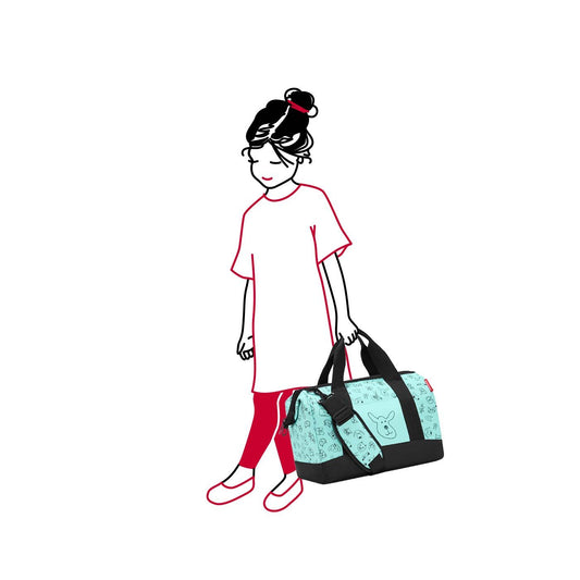 Bolso de viaje allrounder M - cats and dogs mint