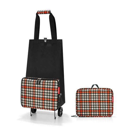 Carrito de compras plegable Foldabletrolley - glencheck red