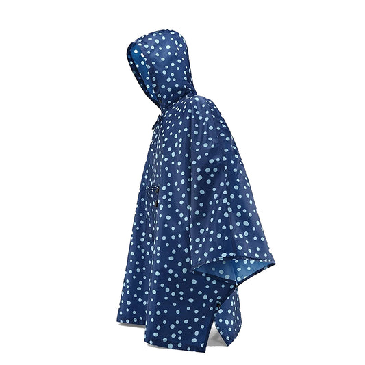 Poncho plegable - spots navy