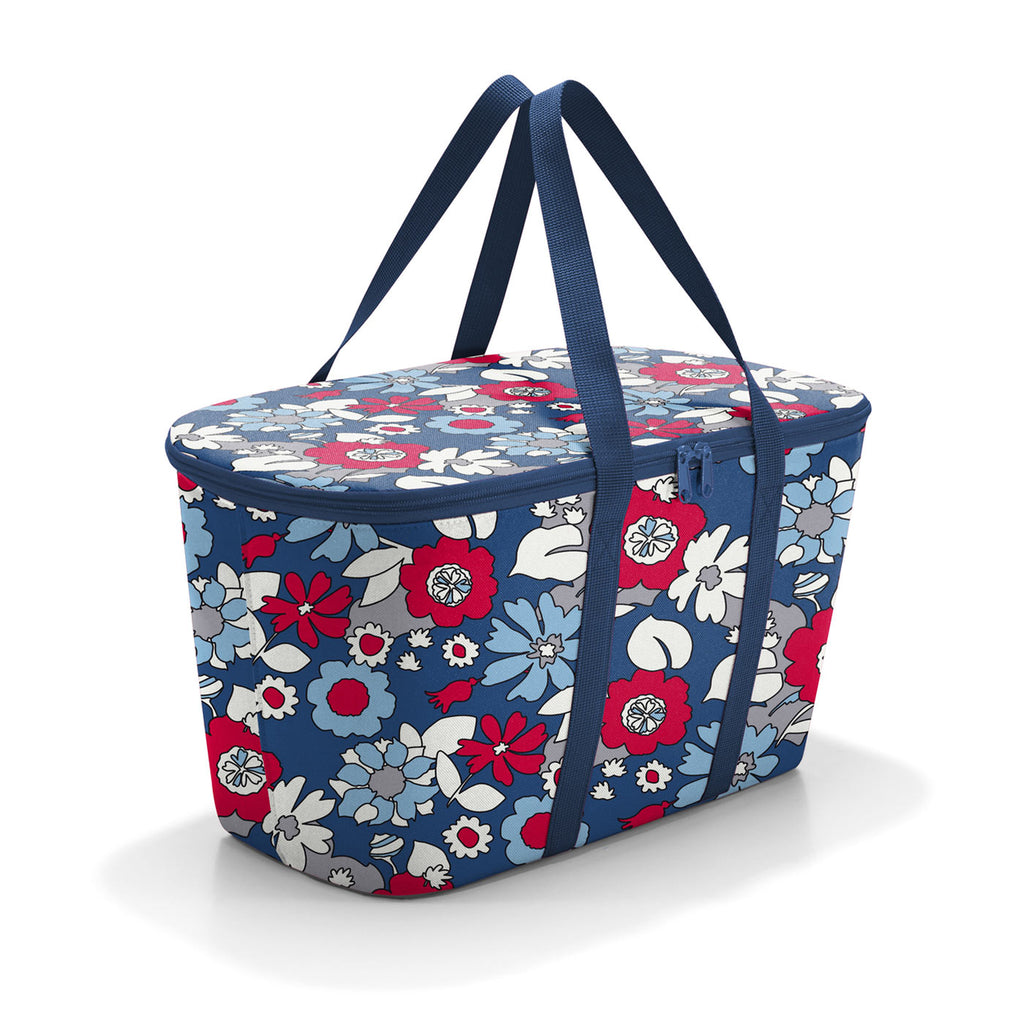 Bolso térmico plegable coolerbag - florist indigo