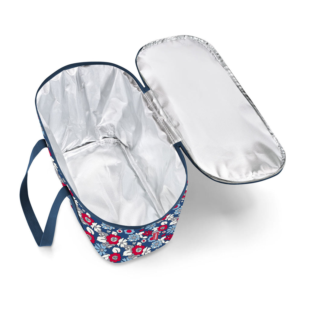 Bolso térmico plegable coolerbag - florist indigo