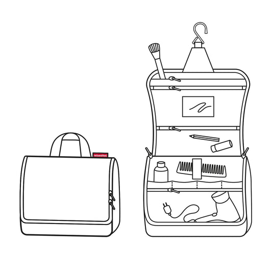 Neceser para colgar toiletbag XL baroque taupe