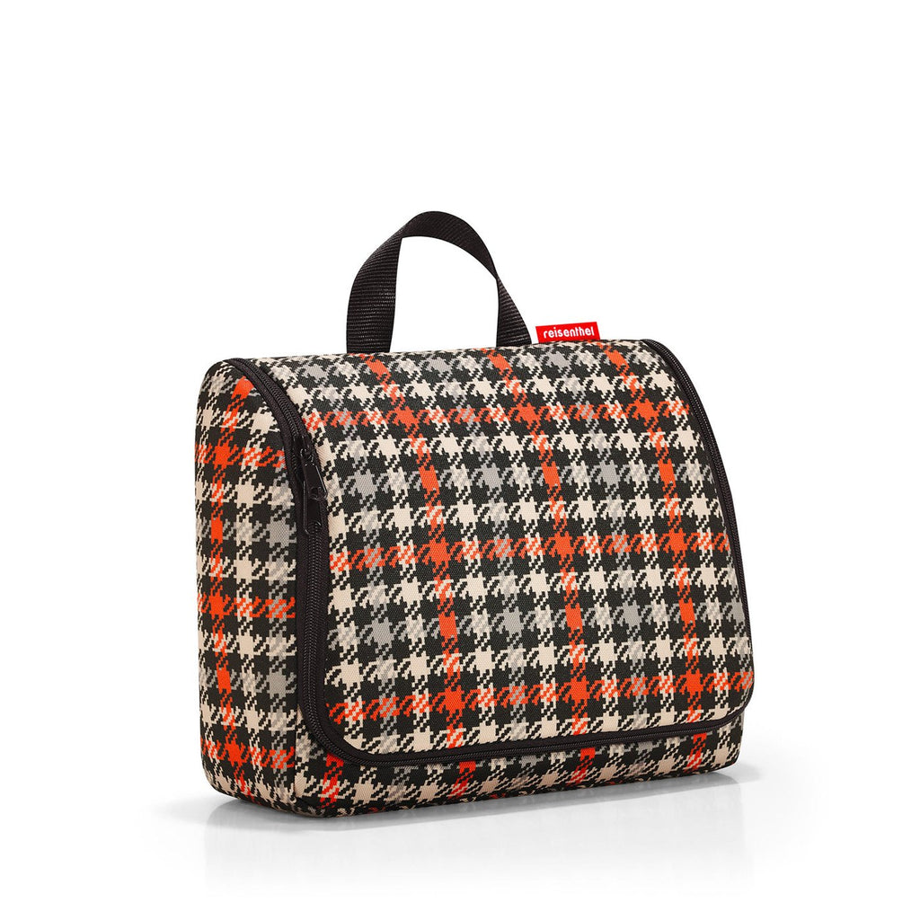 Neceser para colgar toiletbag XL - glencheck red