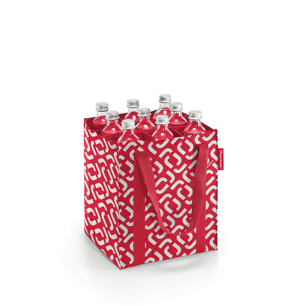 Bolsa porta botellas - signature red