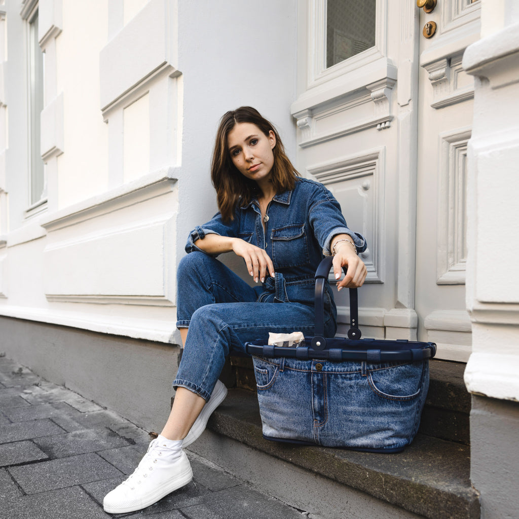 Canasto de Picnic carrybag - Jeans classic blue