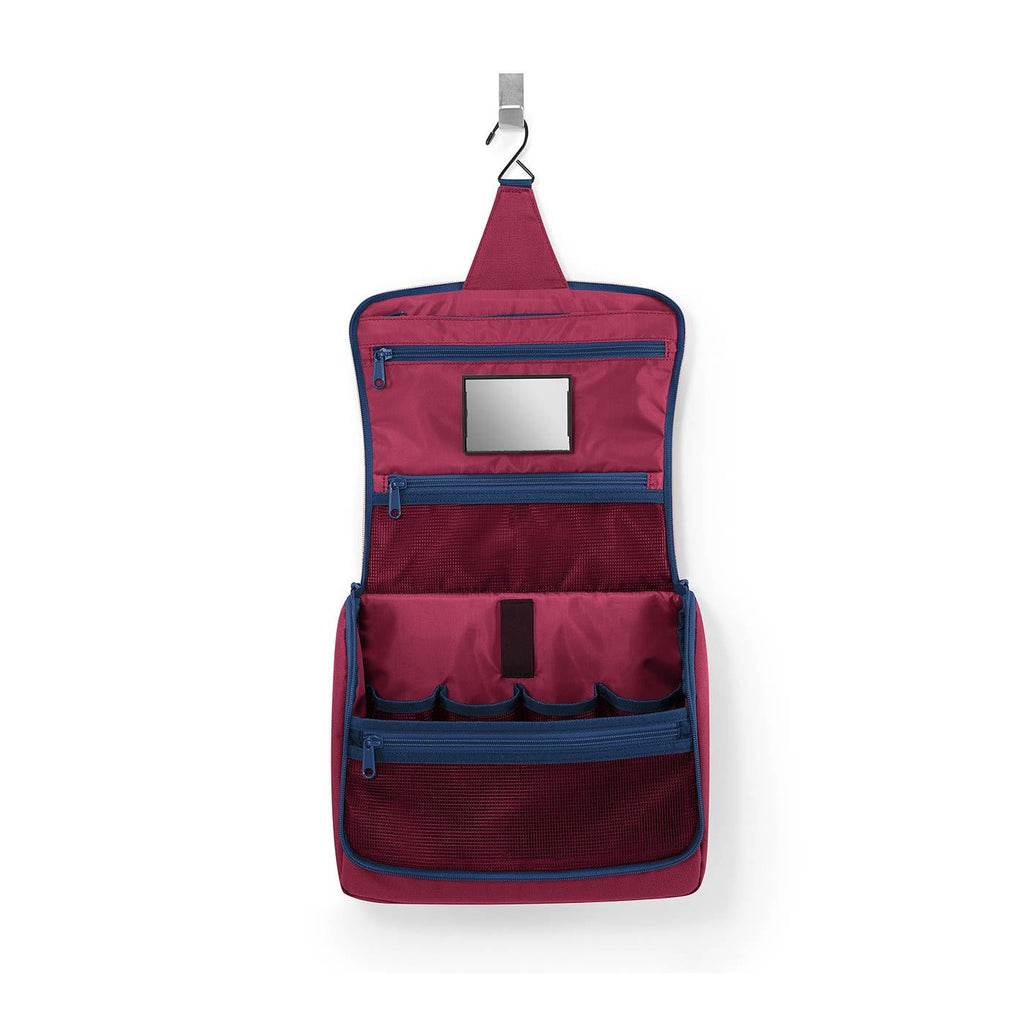 Neceser para colgar toiletbag XL - dark ruby