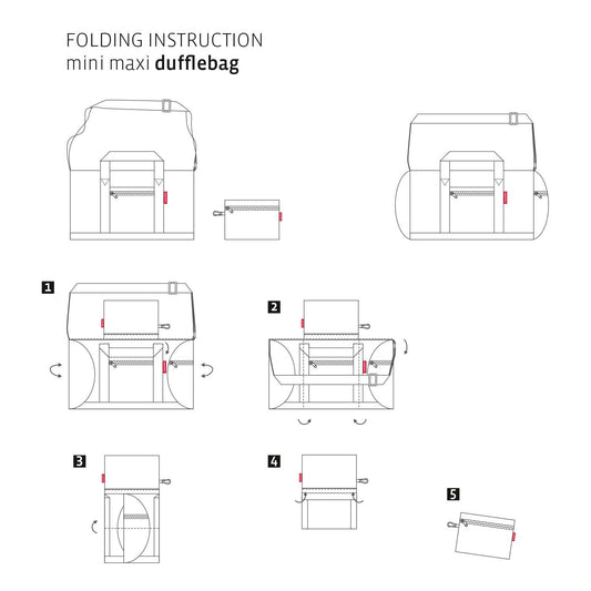 Bolso deportivo plegable - taupe