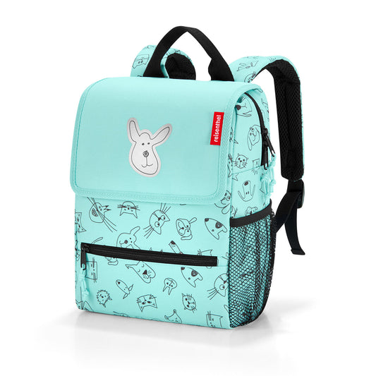 Mochila Infantil - Cats and dogs Mint