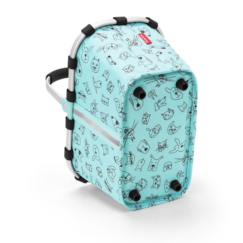 Canasto Compras carrybag XS - kids cats and dogs mint