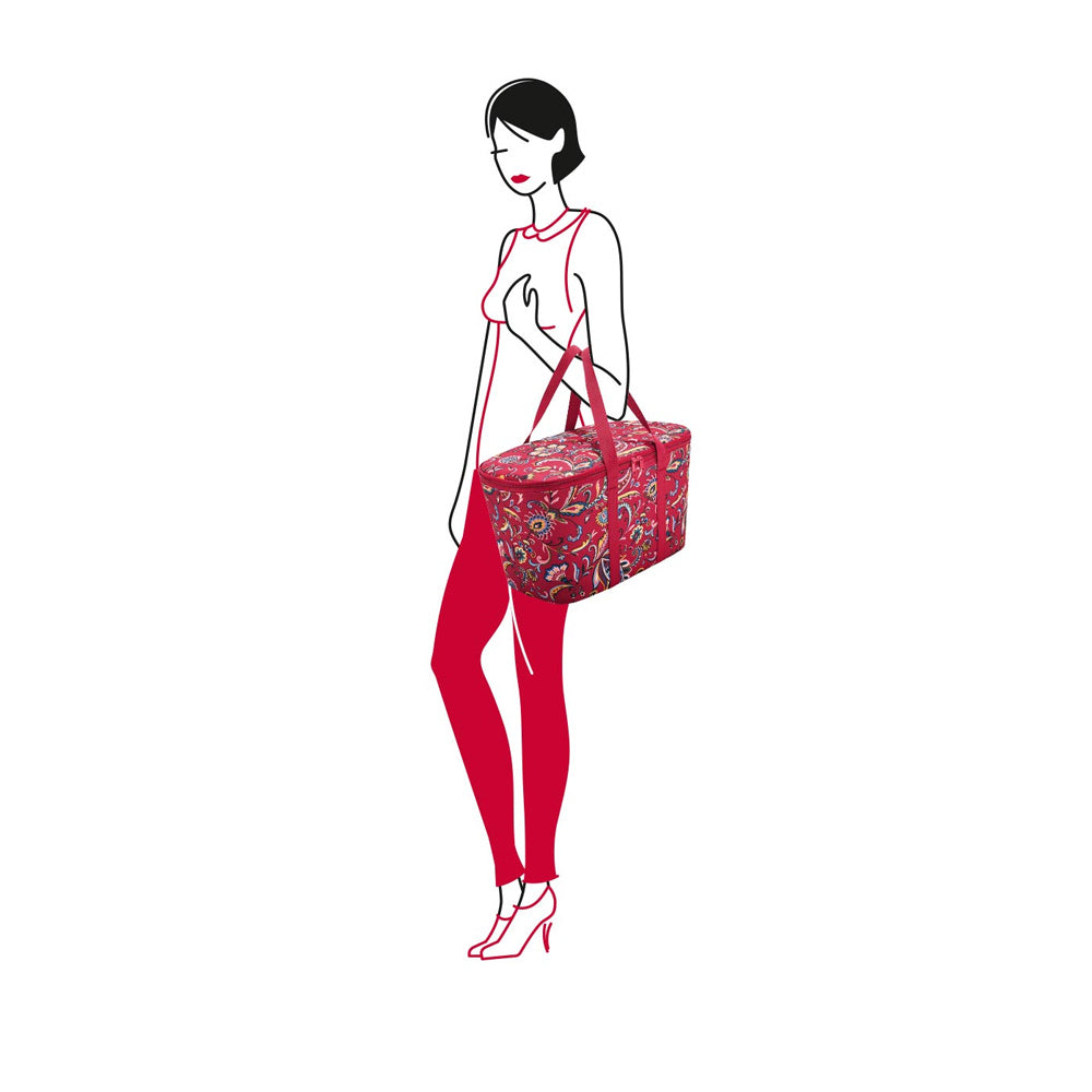 Bolso térmico plegable coolerbag - paisley ruby