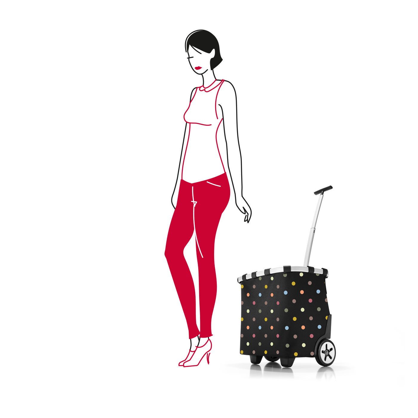 Carro de Compras premium Carrycruiser - dots