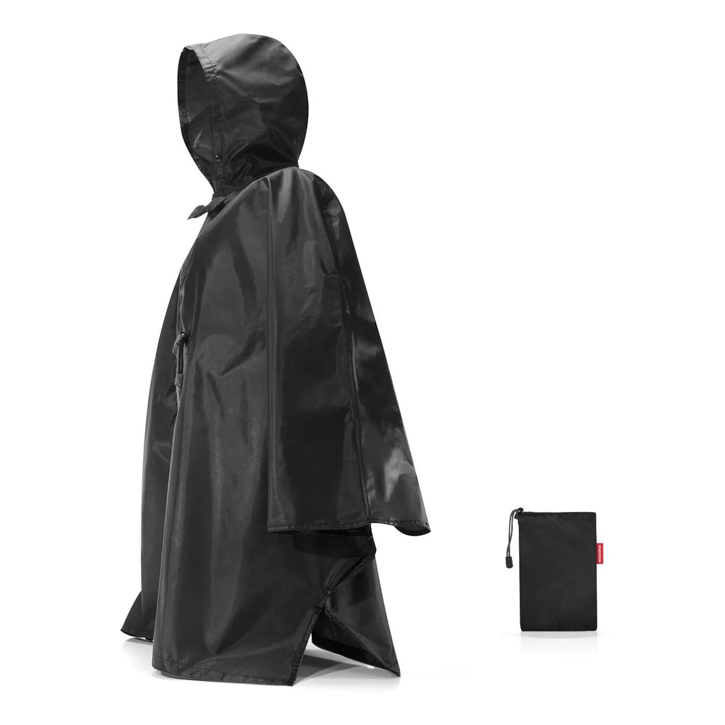 Poncho plegable - black