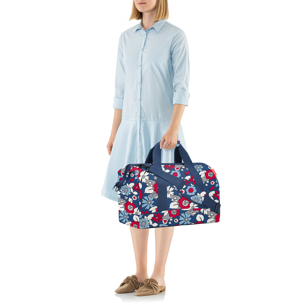 Bolso de viaje allrounder L - florist indigo