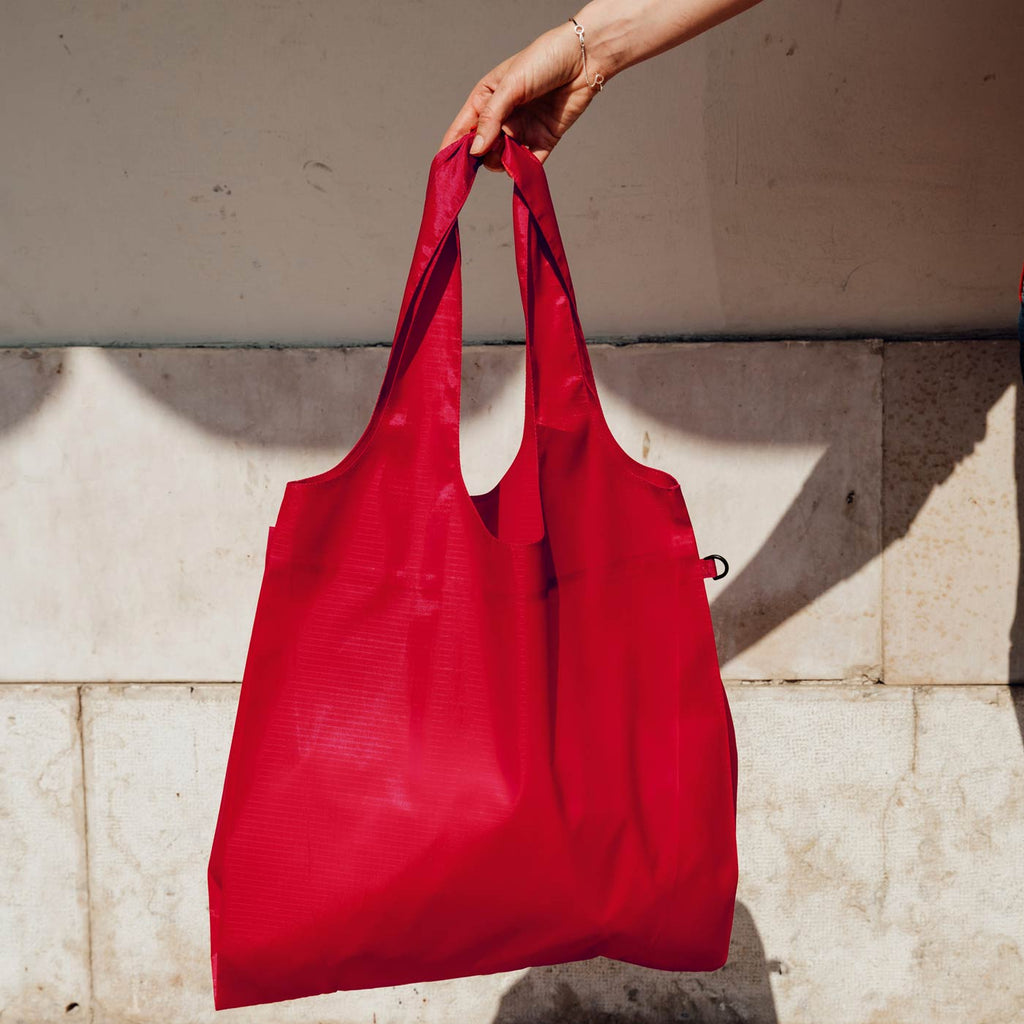 Bolsa de Compras plegable  grande - Red